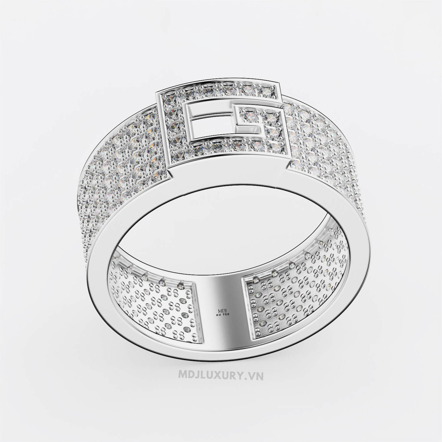 Nhẫn Nam Cao Cấp Chữ G Vàng Tây 18K - NN339