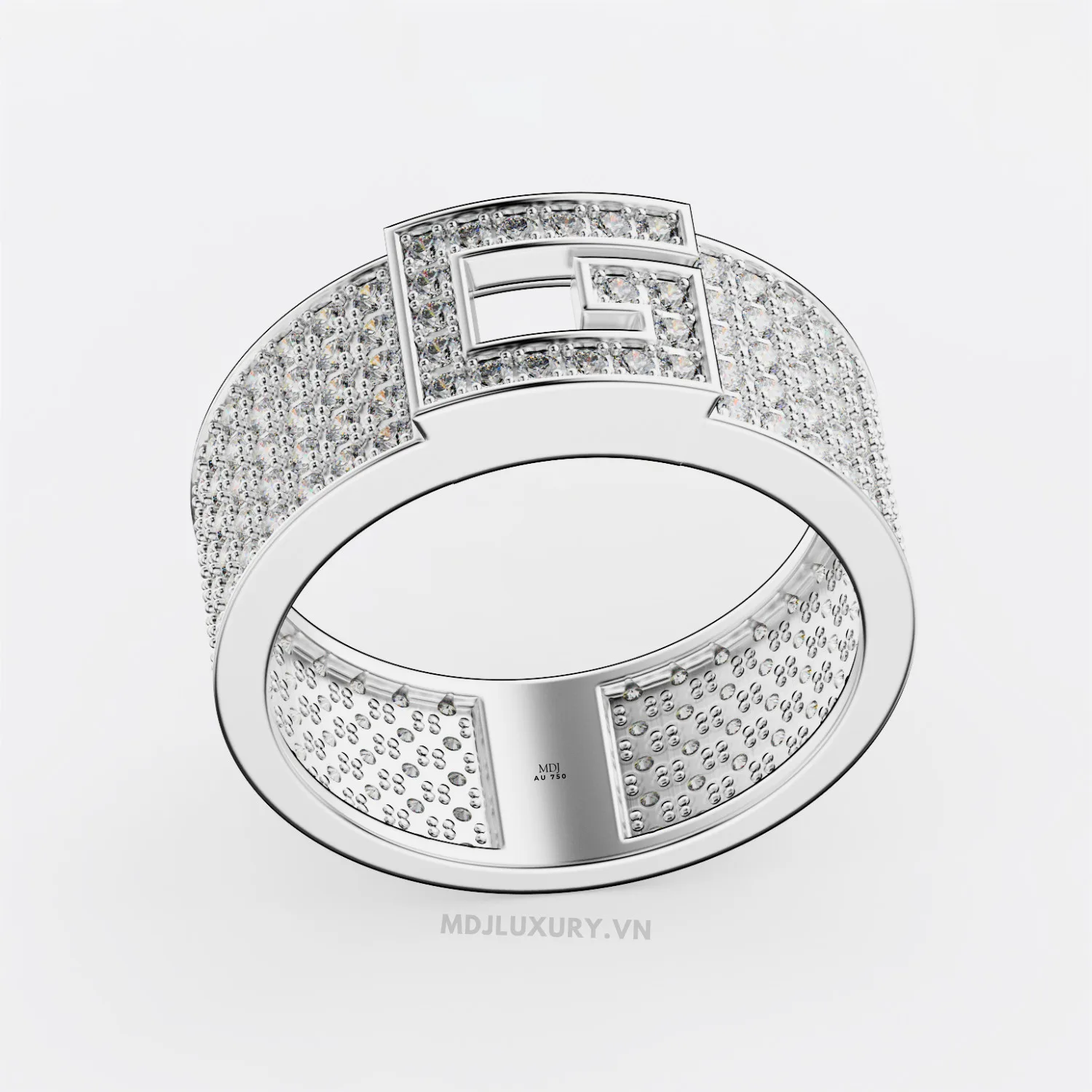 Nhẫn Nam Cao Cấp Chữ G Vàng Tây 18K - NN339