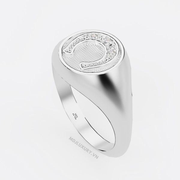 Nhẫn Nam Vàng 18 Móng Ngựa Cao Cấp - NN345