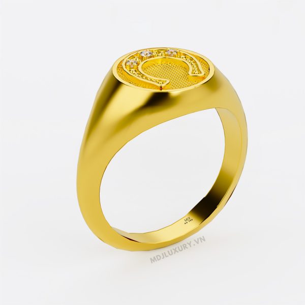 Nhẫn Nam Vàng 18 Móng Ngựa Cao Cấp - NN345