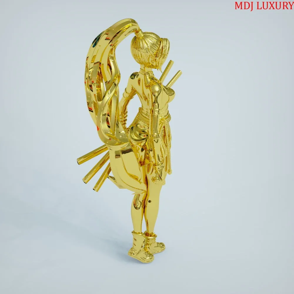 Mặt Dây Chuyền Nam Cao Cấp " Nữ Chiến Binh " Vàng 18K MDC29