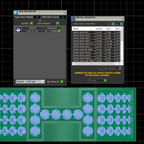 Nhẫn vàng nam chữ H Kim Cương NN177