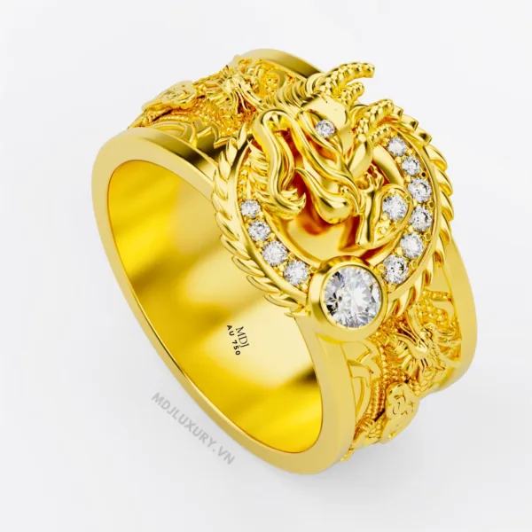 Nhẫn vàng nam mặt Rồng NN181