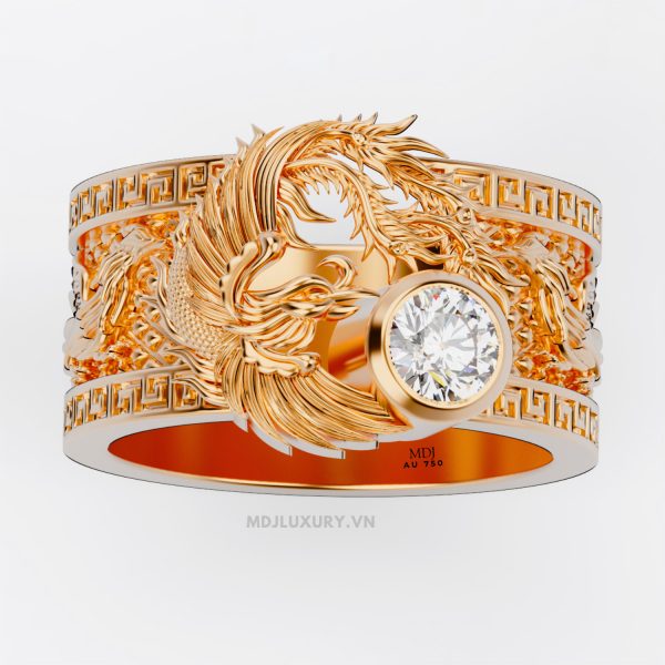 Nhẫn vàng nam Phượng Hoàng NN186