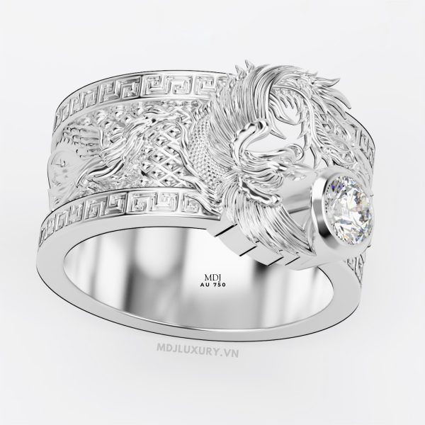 Nhẫn vàng nam Phượng Hoàng NN186