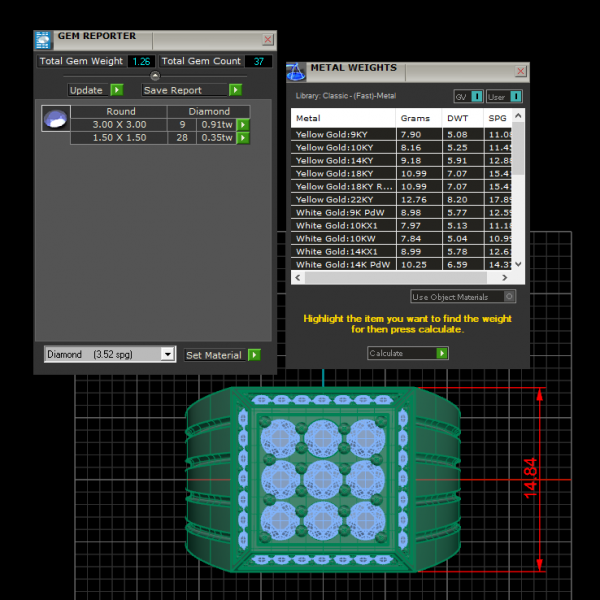 Nhẫn Nam Cao Cấp Kim Cương Vàng Tây 18K – NN340