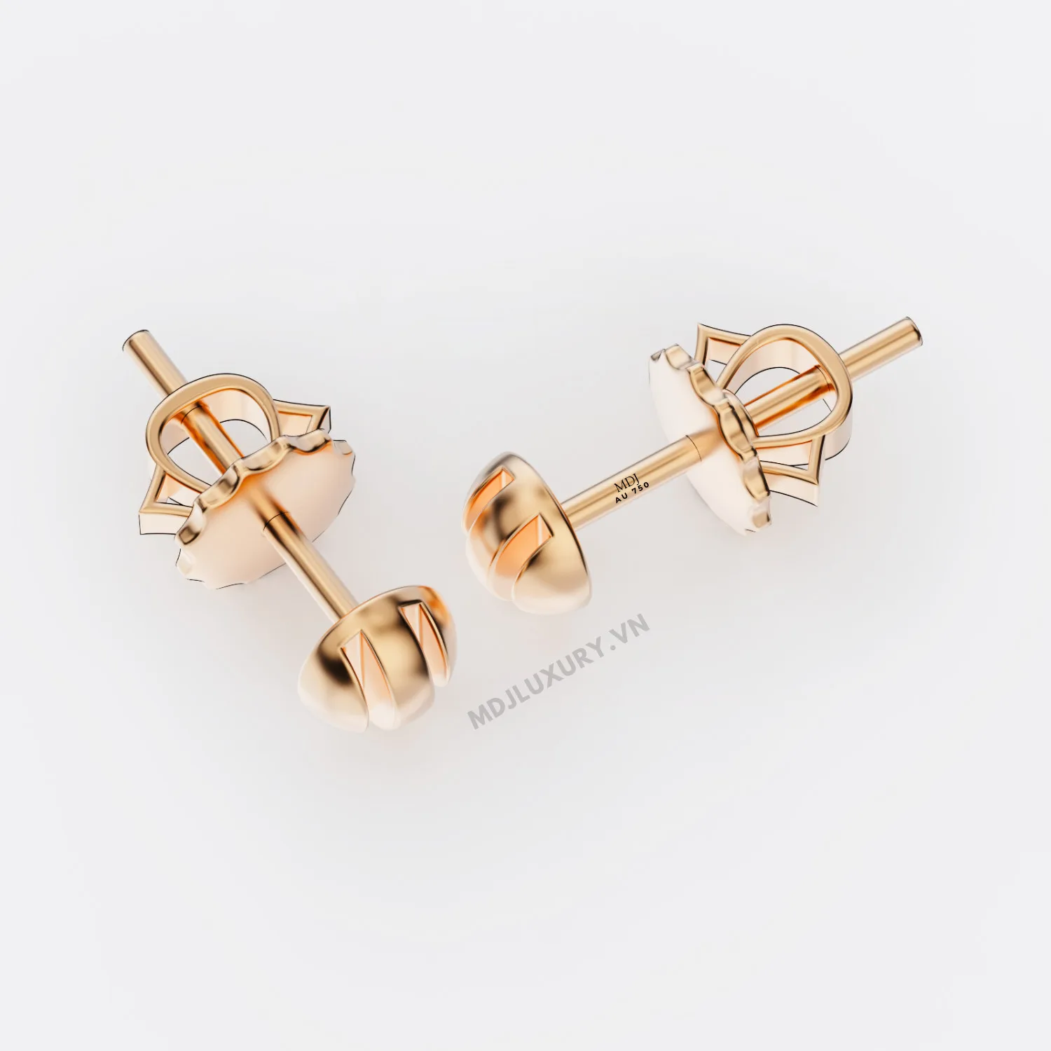 Hoa Tai Nam Vàng Tây 18K cao Cấp MDJ HT23