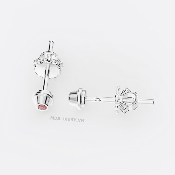 Hoa Tai Nam cao Cấp Vàng Tây Đính Đá Thiên Nhiên-HT26