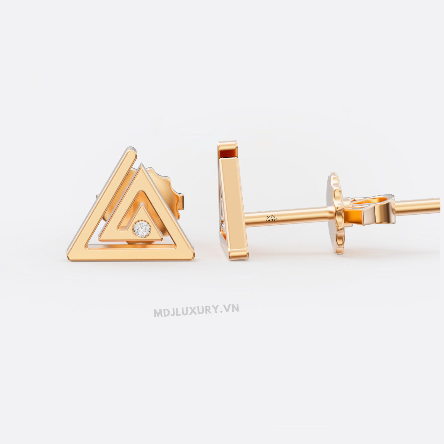 Bông Tai Nam Vàng Tây Cao Cấp HT33