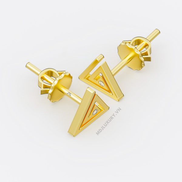 Bông Tai Nam Vàng Tây Cao Cấp HT33