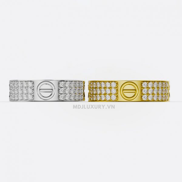 Nhẫn Cưới Vàng Tây 18K NC22V