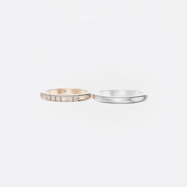 Nhẫn cưới vàng 14K MDJ NC41