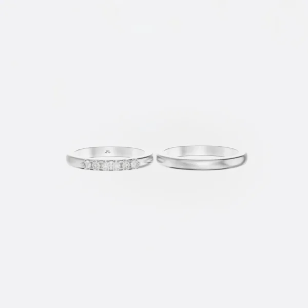 Nhẫn cưới vàng 14K MDJ NC41