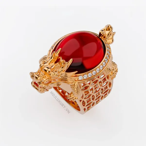 Nhẫn Nam Long - Quy - Nhẫn Nam Đẹp NN210