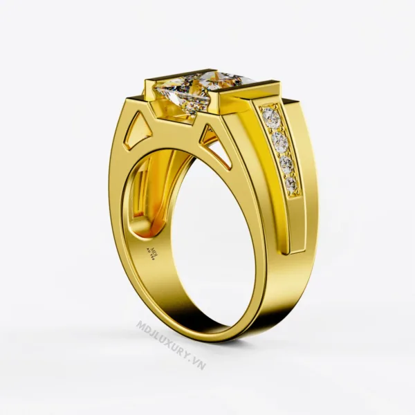 Nhẫn Nam Vàng Cao Cấp Đá 18K  - NN351