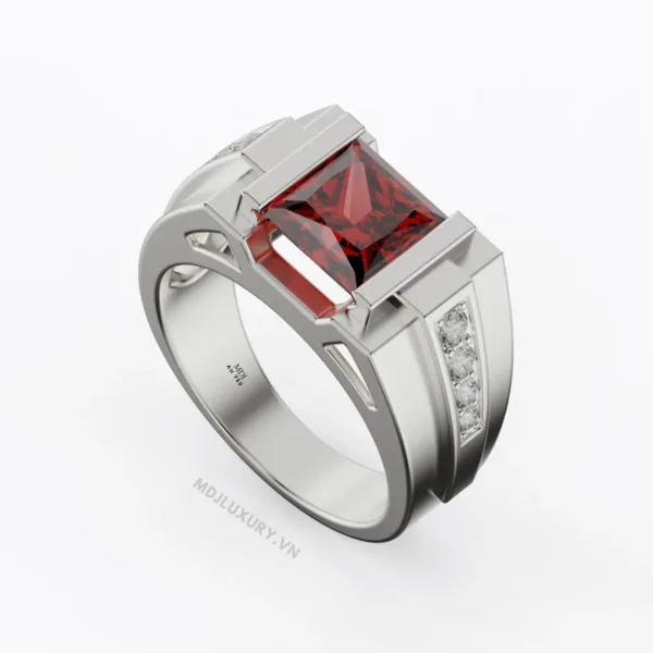 Nhẫn Nam Vàng Cao Cấp Đá 18K  - NN351