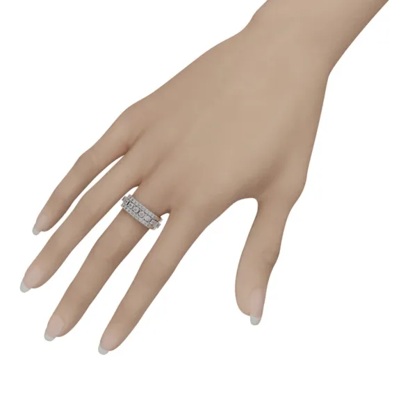 Nhẫn Nữ Ghép Hình Đồng Hồ Cao Cấp Hà Nội MDJ NNU184