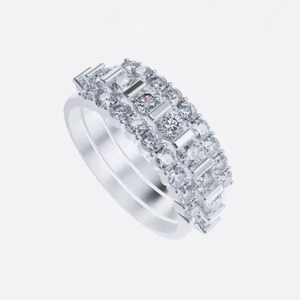 Nhẫn Nữ Ghép Hình Đồng Hồ Cao Cấp Hà Nội MDJ NNU184
