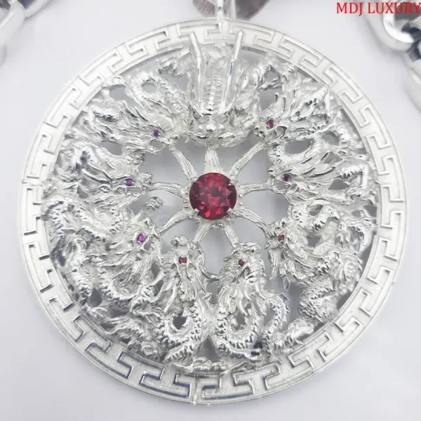 Mặt dây Nam Vàng tây 18K Thánh giá mặt kim cương MDC59