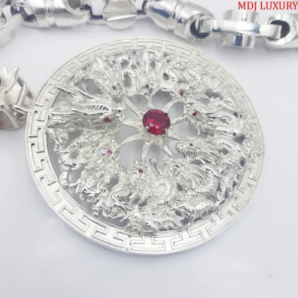 Mặt dây Nam Vàng tây 18K Thánh giá mặt kim cương MDC59