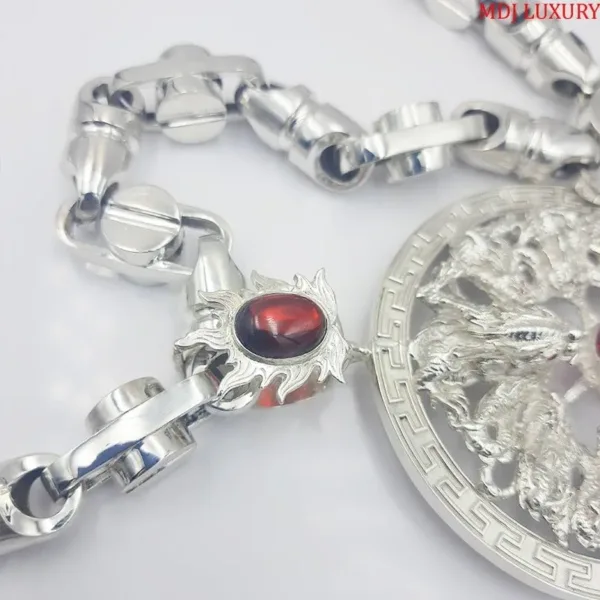 Mặt dây Nam Vàng tây 18K Thánh giá mặt kim cương MDC59