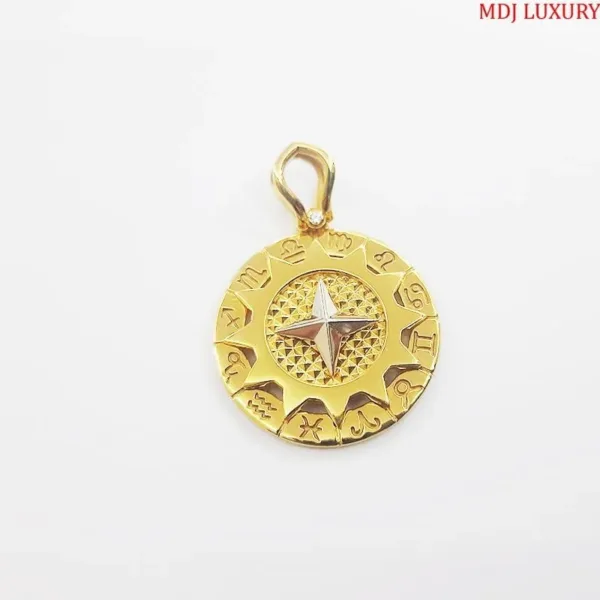 Mặt Dây Chuyền Nam 12 Cung Hoàng Đạo Ngôi Sao Cao Cấp MDC41