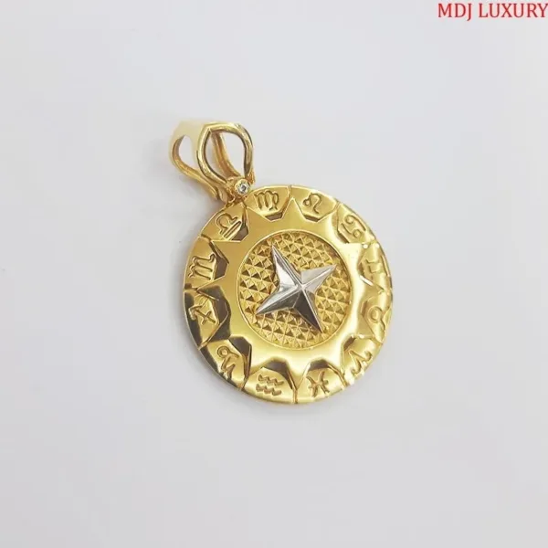 Mặt Dây Chuyền Nam 12 Cung Hoàng Đạo Ngôi Sao Cao Cấp MDC41