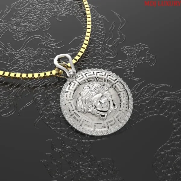 Mặt Dây Chuyền Nam - Versace Vàng 18K Ý MDC42