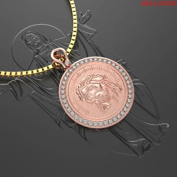 Mặt Dây Chúa Jesus Vàng 18K Ý MDC43