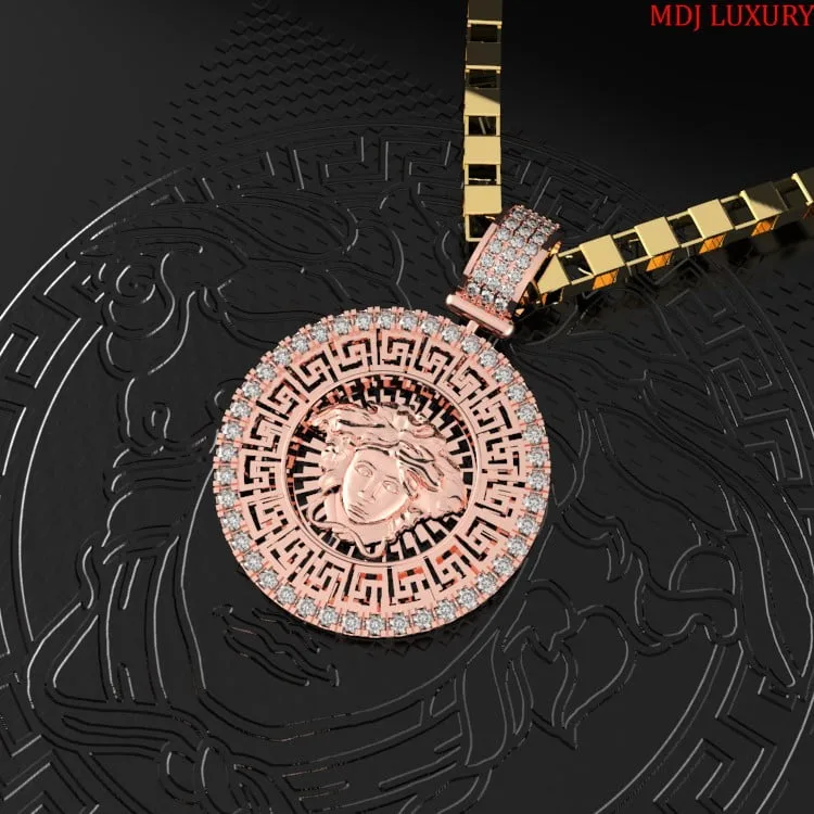 Mặt dây Versace Nam Vàng Tây 18K MDJ MDC51