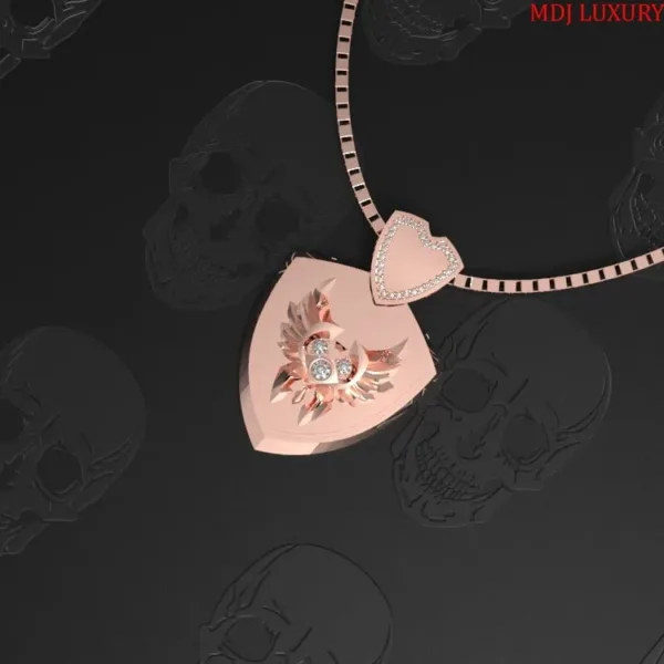 Mặt Dây Chuyền Nam Hình Khiên Chiến Binh La Mã MDC31