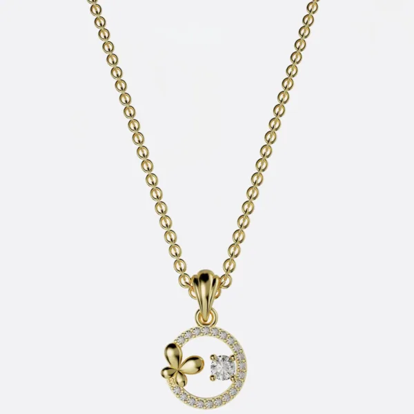 Mặt dây chuyền nữ giá rẻ đá Ruby cao cấp MDN01
