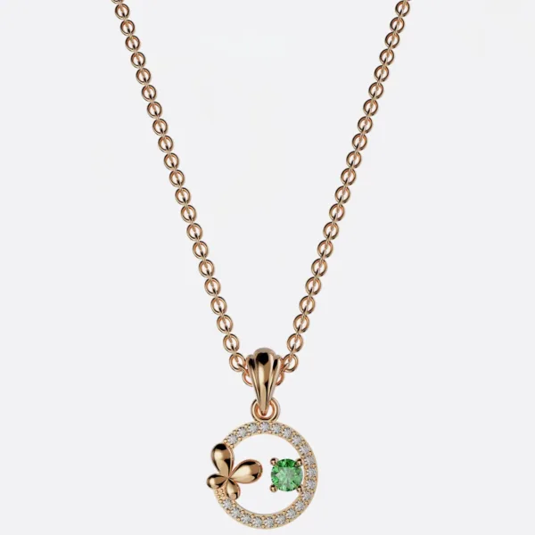 Mặt dây chuyền nữ giá rẻ đá Ruby cao cấp MDN01