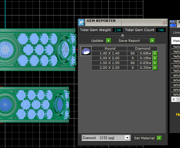 Nhẫn cưới Kim Cương thiên nhiên Cao Cấp MDJ NC 207