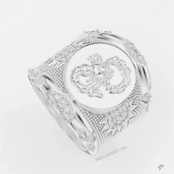 Nhẫn Nam Vàng Cung Bọ Cạp (Thiên Yết) 18K - NN350