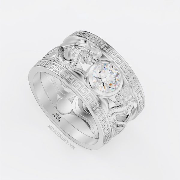 Nhẫn Vàng Nam Tuổi tỵ Đá Ruby Thiên Nhiên - NN156