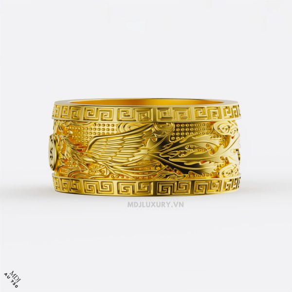 Nhẫn Vàng Nam Rồng Phượng - Nhẫn Nam Đẹp NN218