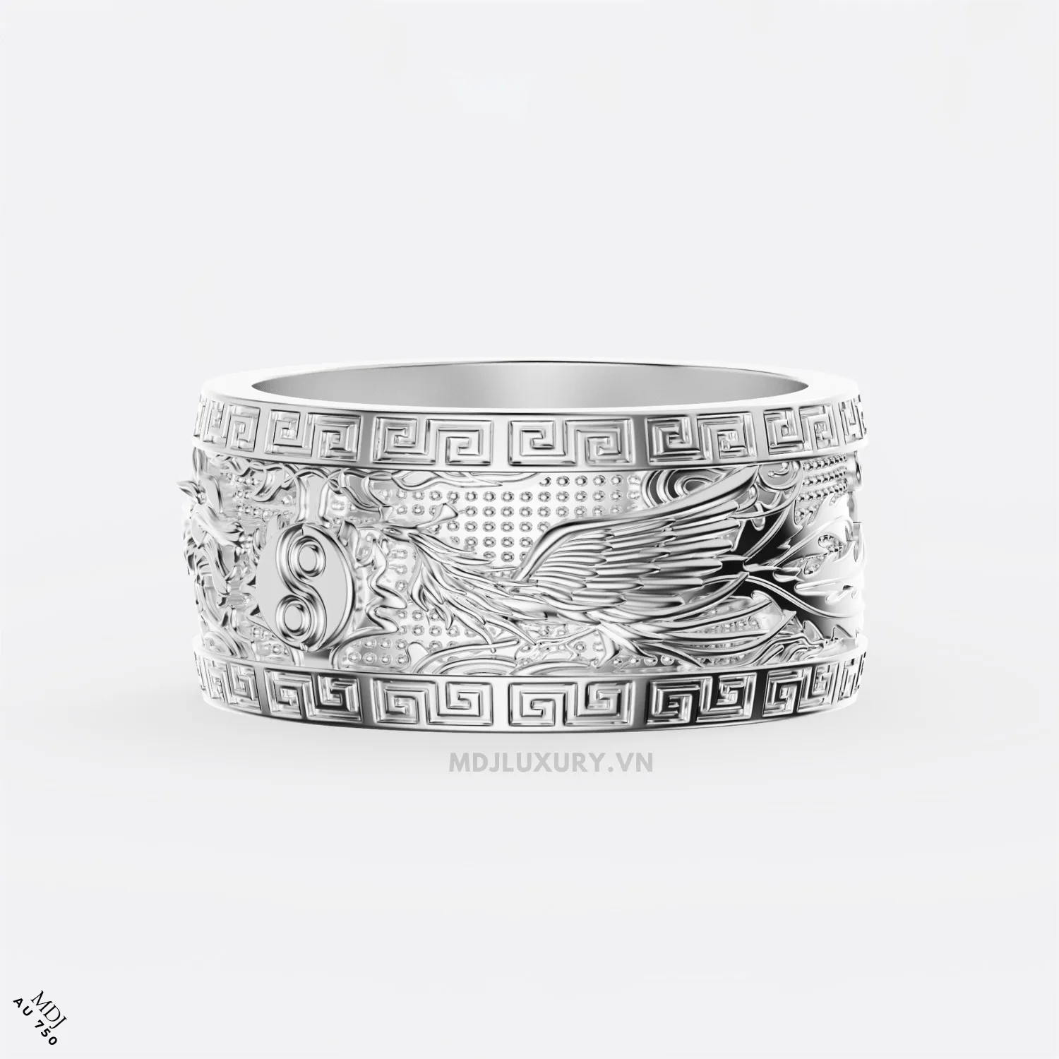 Nhẫn Vàng Nam Rồng Phượng - Nhẫn Nam Đẹp NN218