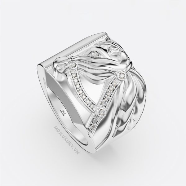 Nhẫn Vàng Nam Tuổi Ngọ MDJ Vàng Tây 18K NN373