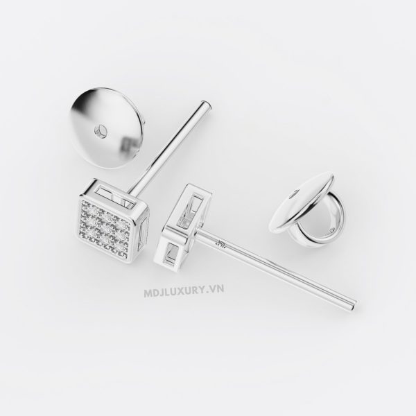 Hoa tai nam vàng tây 18K cao cấp MDJ-HT11