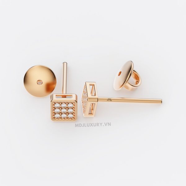 Hoa tai nam vàng tây 18K cao cấp MDJ-HT11