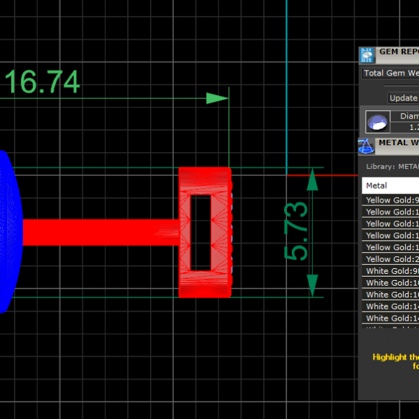 Hoa tai nam vàng tây 18K cao cấp MDJ-HT11