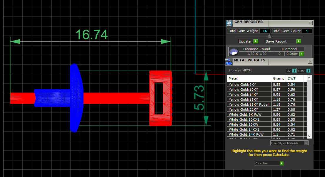 Hoa tai nam vàng tây 18K cao cấp MDJ-HT11