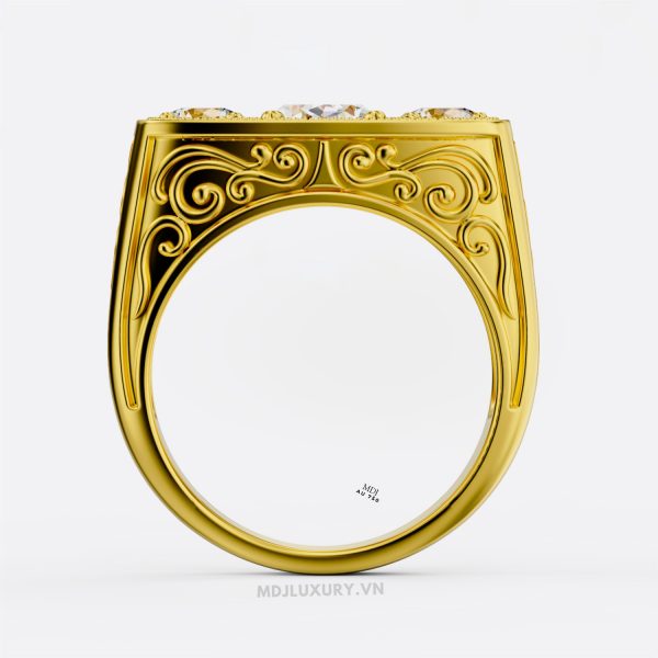 Nhẫn nam vàng 18K cao cấp NN382
