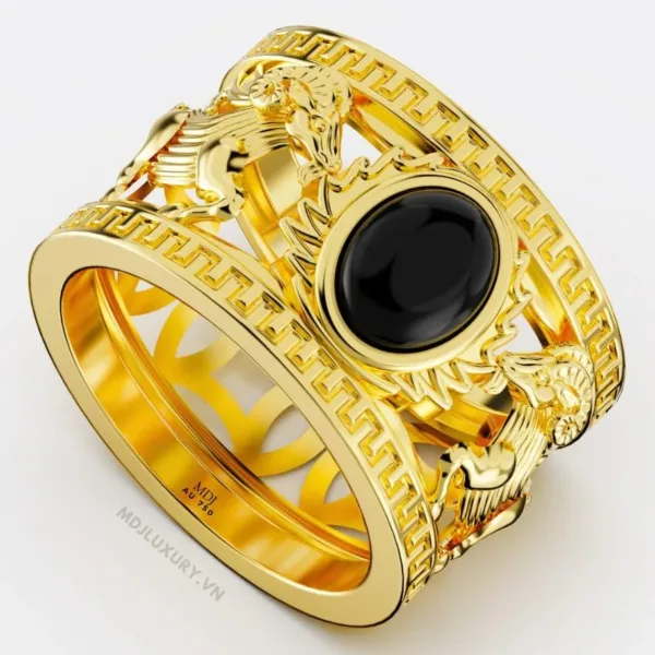 Nhẫn Nam Vàng Tây 14K Tuổi Mùi - NN383