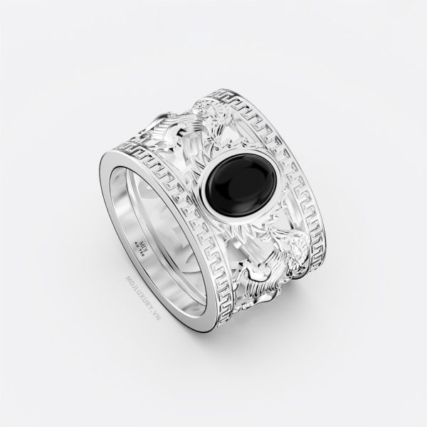 Nhẫn Nam Vàng Tây 14K Tuổi Mùi - NN383