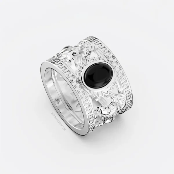 Nhẫn Nam Vàng Tây 14K Tuổi Mùi - NN383