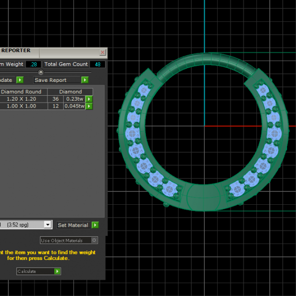 Bông Tai Nam Kim Cương Nhân Tạo moissanite HT35