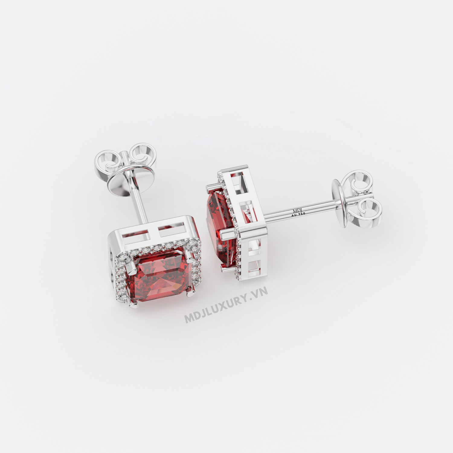 Bông Tai Nam Kim Cương Nhân Tạo HT36