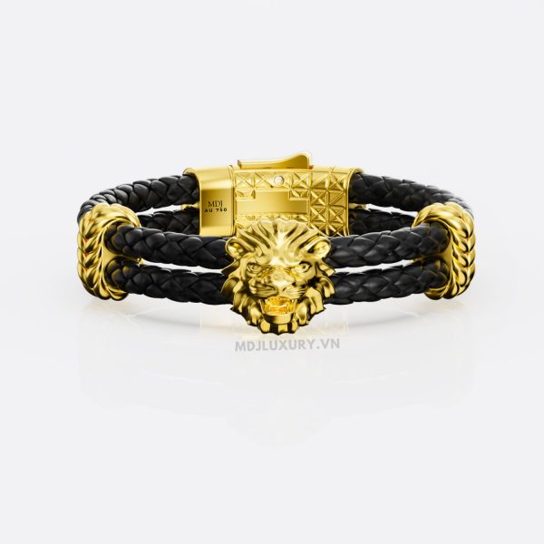 Lắc tay Sư Tử Cao Cấp Vàng18K – Lắc tay MDJ LTN12